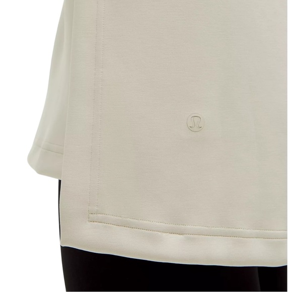 Lululemon softstreme funnel neck long pullover tunic, medium, bone - Picture 5 of 9